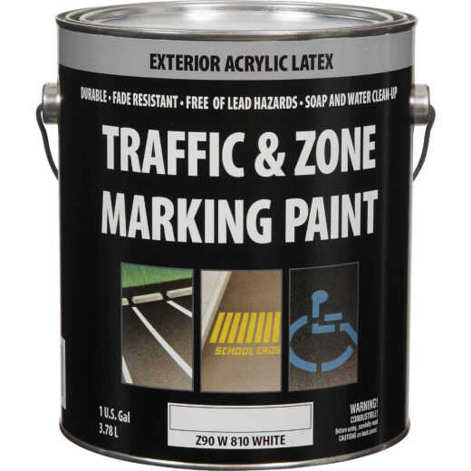 Traffic & Zone White Latex Gallon Traffic Paint